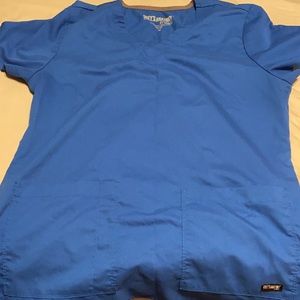 Royal blue greys anatomy scrub top